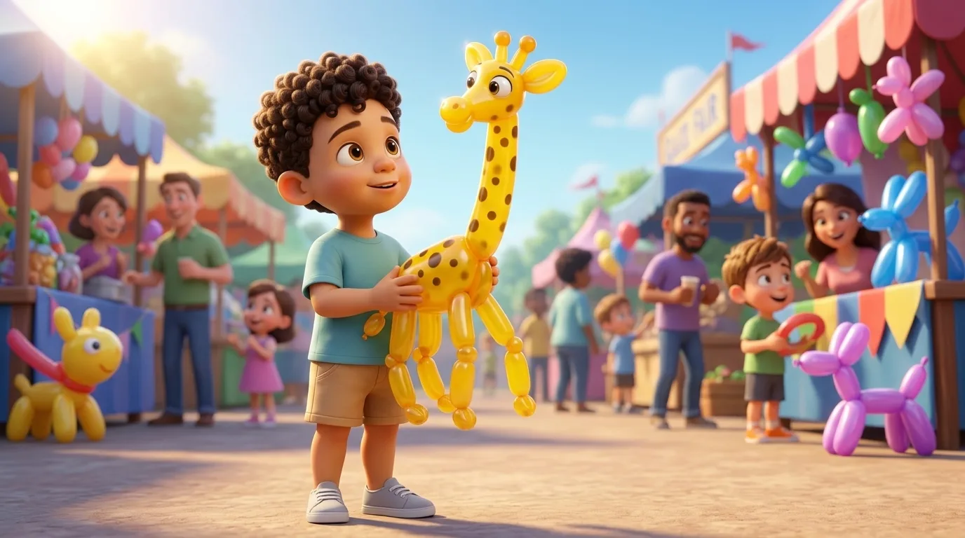 The Balloon Zoo — personalised storybook preview