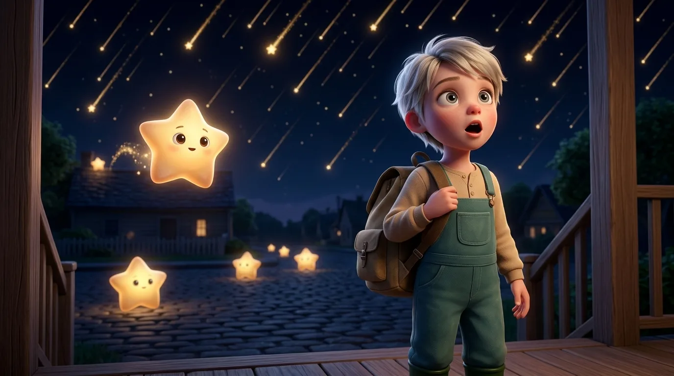 The Night the Stars Fell Down — personalised storybook preview